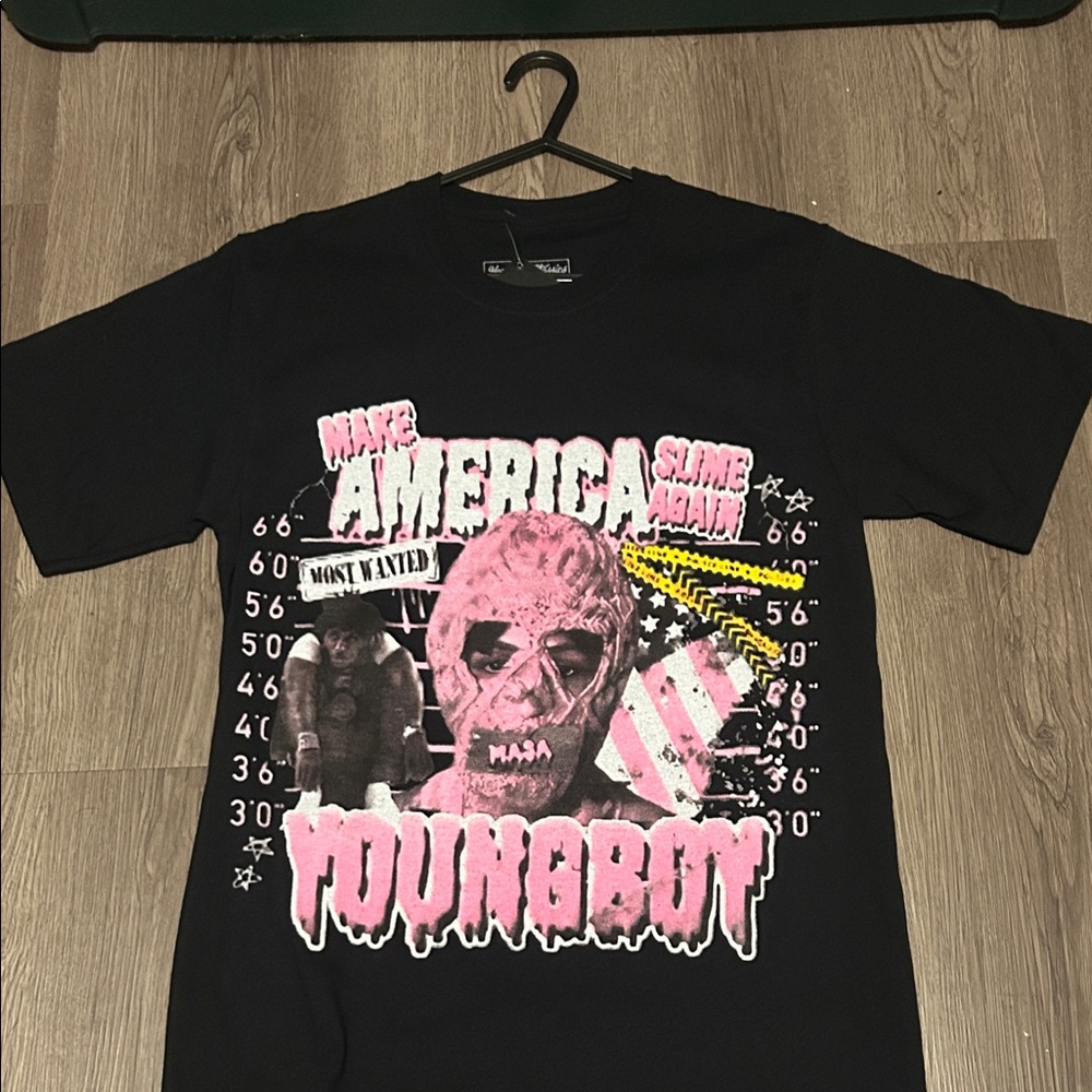 NBA Youngboy MASA Pink Graphic T-Shirt